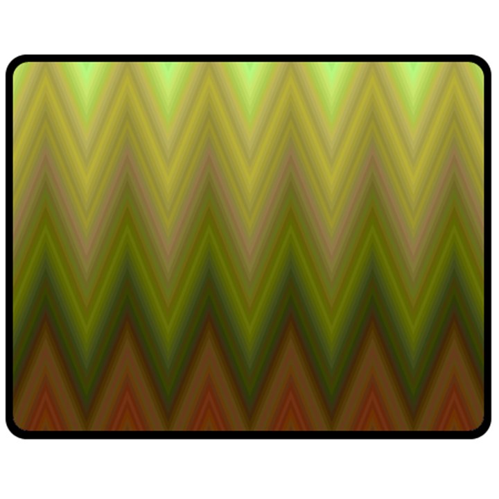 Zig Zag Chevron Classic Pattern Two Sides Fleece Blanket (Medium)