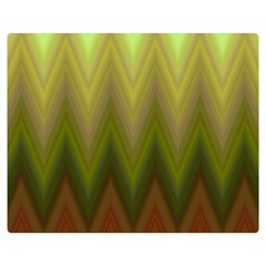 Zig Zag Chevron Classic Pattern Two Sides Premium Plush Fleece Blanket (medium)