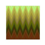 Zig Zag Chevron Classic Pattern Square Satin Scarf (30  x 30 ) Front