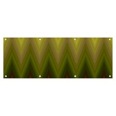 Zig Zag Chevron Classic Pattern Banner And Sign 8  X 3  by Celenk