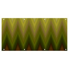 Zig Zag Chevron Classic Pattern Banner And Sign 8  X 4  by Celenk