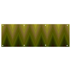 Zig Zag Chevron Classic Pattern Banner And Sign 9  X 3  by Celenk