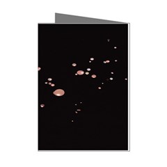 Abstract Rose Gold Glitter Background Mini Greeting Cards (pkg Of 8) by artworkshop