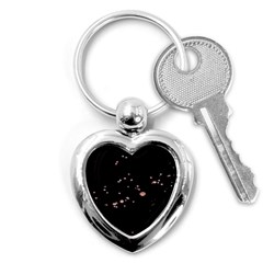 Abstract Rose Gold Glitter Background Key Chain (heart) by artworkshop