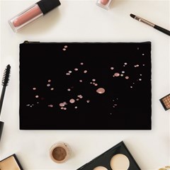 Abstract Rose Gold Glitter Background Cosmetic Bag (large) by artworkshop