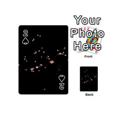 Abstract Rose Gold Glitter Background Playing Cards 54 Designs (mini) by artworkshop