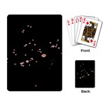 Abstract Rose Gold Glitter Background Playing Cards Single Design (Rectangle) Back