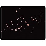 Abstract Rose Gold Glitter Background Two Sides Fleece Blanket (Large) 80 x60  Blanket Back