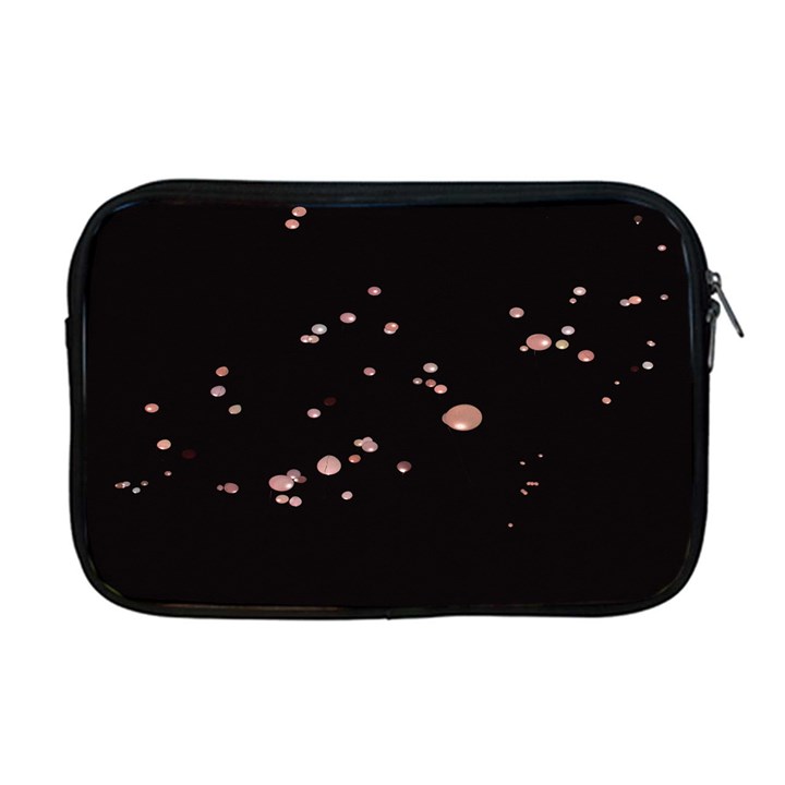 Abstract Rose Gold Glitter Background Apple MacBook Pro 17  Zipper Case