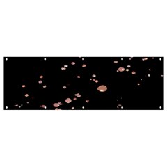 Abstract Rose Gold Glitter Background Banner And Sign 12  X 4 