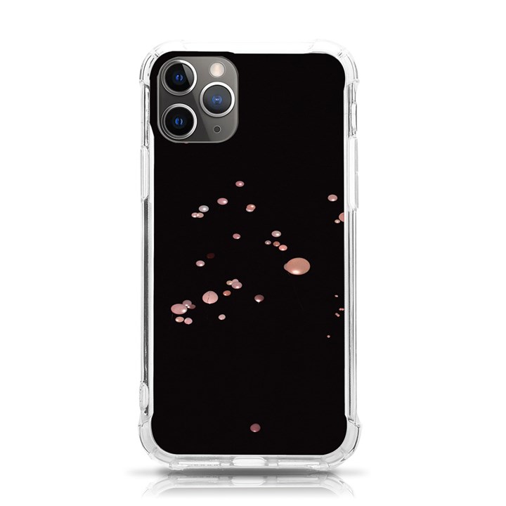 Abstract Rose Gold Glitter Background iPhone 11 Pro 5.8 Inch TPU UV Print Case