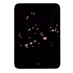 Abstract Rose Gold Glitter Background Rectangular Glass Fridge Magnet (4 Pack)