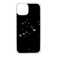 Abstract Rose Gold Glitter Background Iphone 14 Tpu Uv Print Case