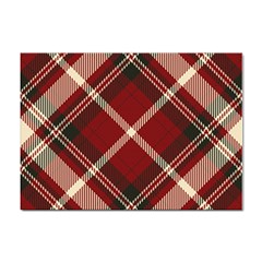 Tartan-scotland-seamless-plaid-pattern-vector-retro-background-fabric-vintage-check-color-square-geo Sticker A4 (10 Pack) by uniart180623