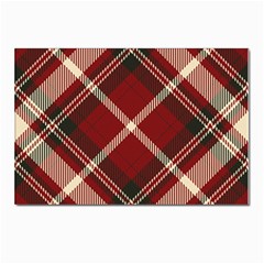 Tartan-scotland-seamless-plaid-pattern-vector-retro-background-fabric-vintage-check-color-square-geo Postcard 4 x 6  (pkg Of 10) by uniart180623