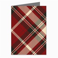 Tartan-scotland-seamless-plaid-pattern-vector-retro-background-fabric-vintage-check-color-square-geo Greeting Cards (pkg Of 8) by uniart180623