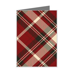 Tartan-scotland-seamless-plaid-pattern-vector-retro-background-fabric-vintage-check-color-square-geo Mini Greeting Card