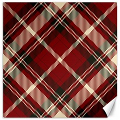 Tartan-scotland-seamless-plaid-pattern-vector-retro-background-fabric-vintage-check-color-square-geo Canvas 16  X 16  by uniart180623