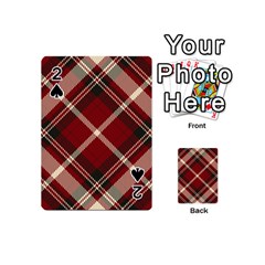 Tartan-scotland-seamless-plaid-pattern-vector-retro-background-fabric-vintage-check-color-square-geo Playing Cards 54 Designs (mini) by uniart180623