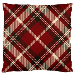 Tartan-scotland-seamless-plaid-pattern-vector-retro-background-fabric-vintage-check-color-square-geo Standard Premium Plush Fleece Cushion Case (two Sides) by uniart180623