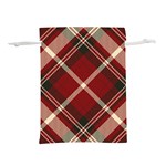 Tartan-scotland-seamless-plaid-pattern-vector-retro-background-fabric-vintage-check-color-square-geo Lightweight Drawstring Pouch (S) Front