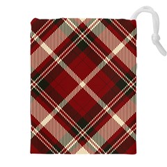 Tartan-scotland-seamless-plaid-pattern-vector-retro-background-fabric-vintage-check-color-square-geo Drawstring Pouch (5xl) by uniart180623