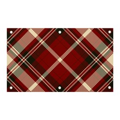 Tartan-scotland-seamless-plaid-pattern-vector-retro-background-fabric-vintage-check-color-square-geo Banner And Sign 5  X 3  by uniart180623