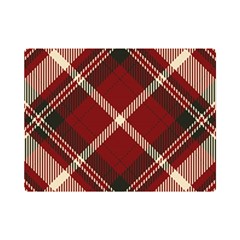 Tartan-scotland-seamless-plaid-pattern-vector-retro-background-fabric-vintage-check-color-square-geo Premium Plush Fleece Blanket (mini) by uniart180623