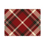 Tartan-scotland-seamless-plaid-pattern-vector-retro-background-fabric-vintage-check-color-square-geo Premium Plush Fleece Blanket (Mini) 35 x27  Blanket Front