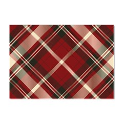 Tartan-scotland-seamless-plaid-pattern-vector-retro-background-fabric-vintage-check-color-square-geo Crystal Sticker (a4) by uniart180623