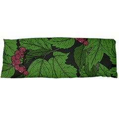 Seamless-pattern-with-hand-drawn-guelder-rose-branches Body Pillow Case Dakimakura (two Sides) by uniart180623