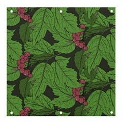 Seamless-pattern-with-hand-drawn-guelder-rose-branches Banner And Sign 4  X 4  by uniart180623