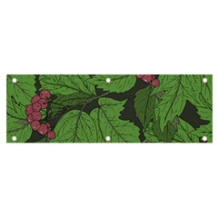 Seamless-pattern-with-hand-drawn-guelder-rose-branches Banner And Sign 6  X 2  by uniart180623