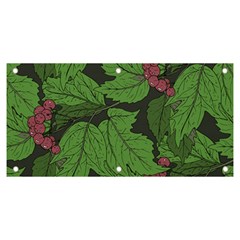 Seamless-pattern-with-hand-drawn-guelder-rose-branches Banner And Sign 6  X 3  by uniart180623