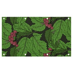 Seamless-pattern-with-hand-drawn-guelder-rose-branches Banner And Sign 7  X 4  by uniart180623