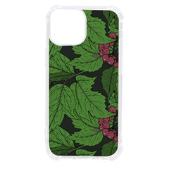 Seamless-pattern-with-hand-drawn-guelder-rose-branches Iphone 13 Mini Tpu Uv Print Case by uniart180623