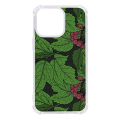 Seamless-pattern-with-hand-drawn-guelder-rose-branches Iphone 13 Pro Tpu Uv Print Case