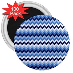 Zigzag-pattern-seamless-zig-zag-background-color 3  Magnets (100 Pack) by uniart180623