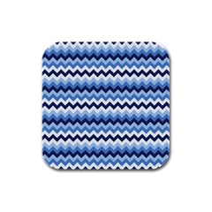 Zigzag-pattern-seamless-zig-zag-background-color Rubber Square Coaster (4 Pack) by uniart180623