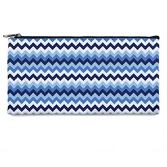 Zigzag-pattern-seamless-zig-zag-background-color Pencil Case by uniart180623