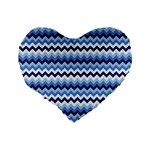 Zigzag-pattern-seamless-zig-zag-background-color Standard 16  Premium Heart Shape Cushions Back