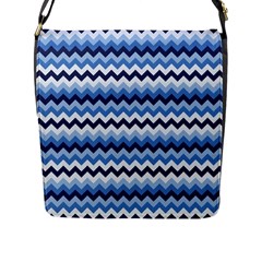 Zigzag-pattern-seamless-zig-zag-background-color Flap Closure Messenger Bag (l) by uniart180623