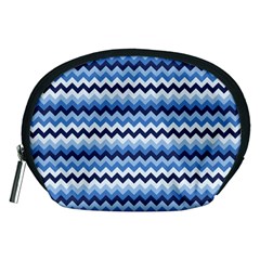 Zigzag-pattern-seamless-zig-zag-background-color Accessory Pouch (medium) by uniart180623