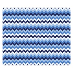 Zigzag-pattern-seamless-zig-zag-background-color Two Sides Premium Plush Fleece Blanket (small) by uniart180623