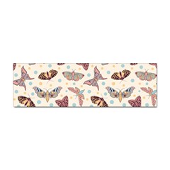 Pattern-with-butterflies-moths Sticker (Bumper)