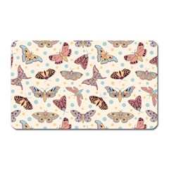 Pattern-with-butterflies-moths Magnet (Rectangular)