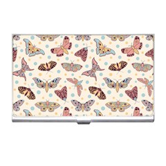 Pattern-with-butterflies-moths Business Card Holder