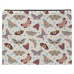 Pattern-with-butterflies-moths Cosmetic Bag (XXXL)