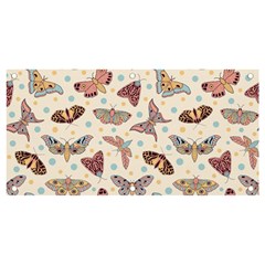 Pattern-with-butterflies-moths Banner and Sign 4  x 2 