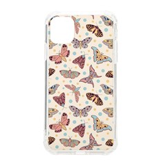 Pattern-with-butterflies-moths iPhone 11 TPU UV Print Case